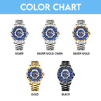 Jaws Alloy Luxury Quartz Watch – TANTN 15335