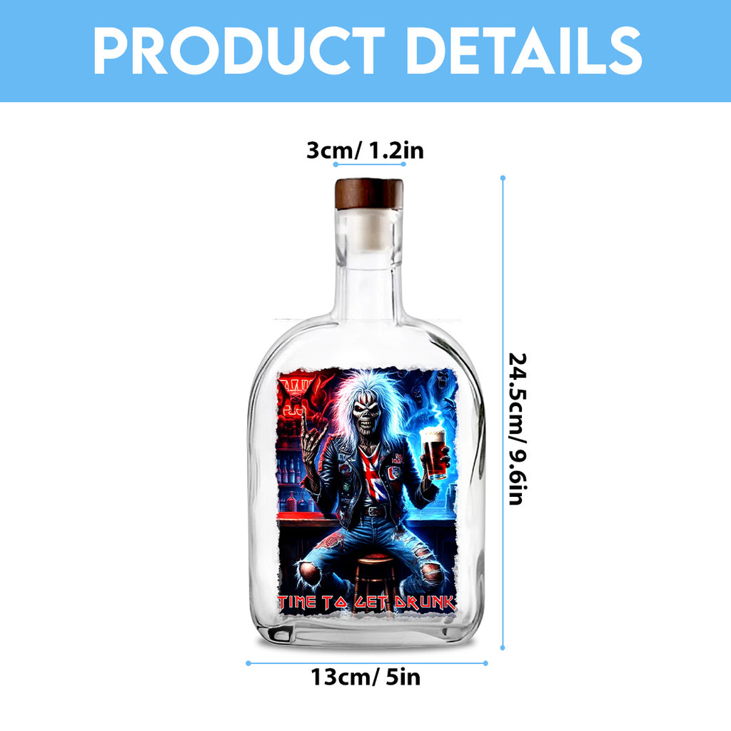 Iron Maiden 25oz Empty Whiskey Bottle – TANTN15396