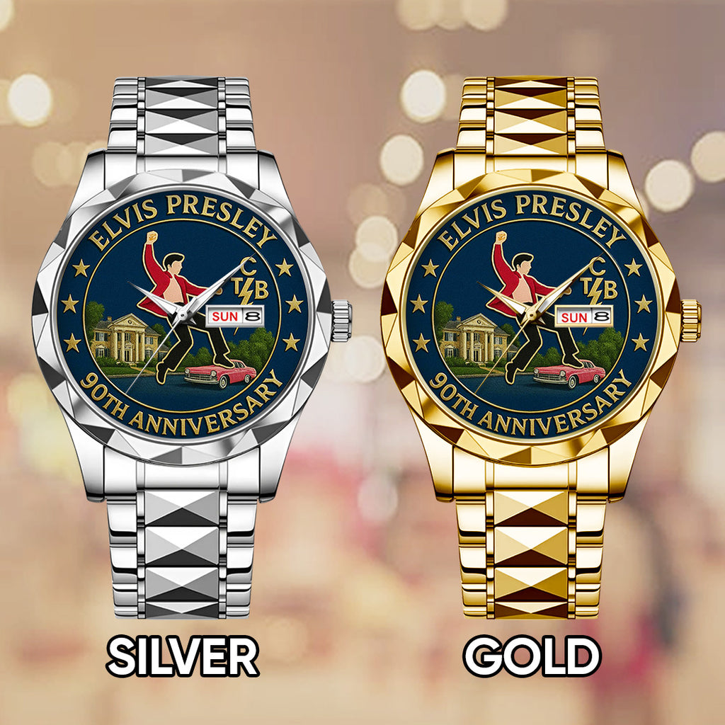 Elvis Presley Alloy Luxury Quartz Watch – TANTN15431