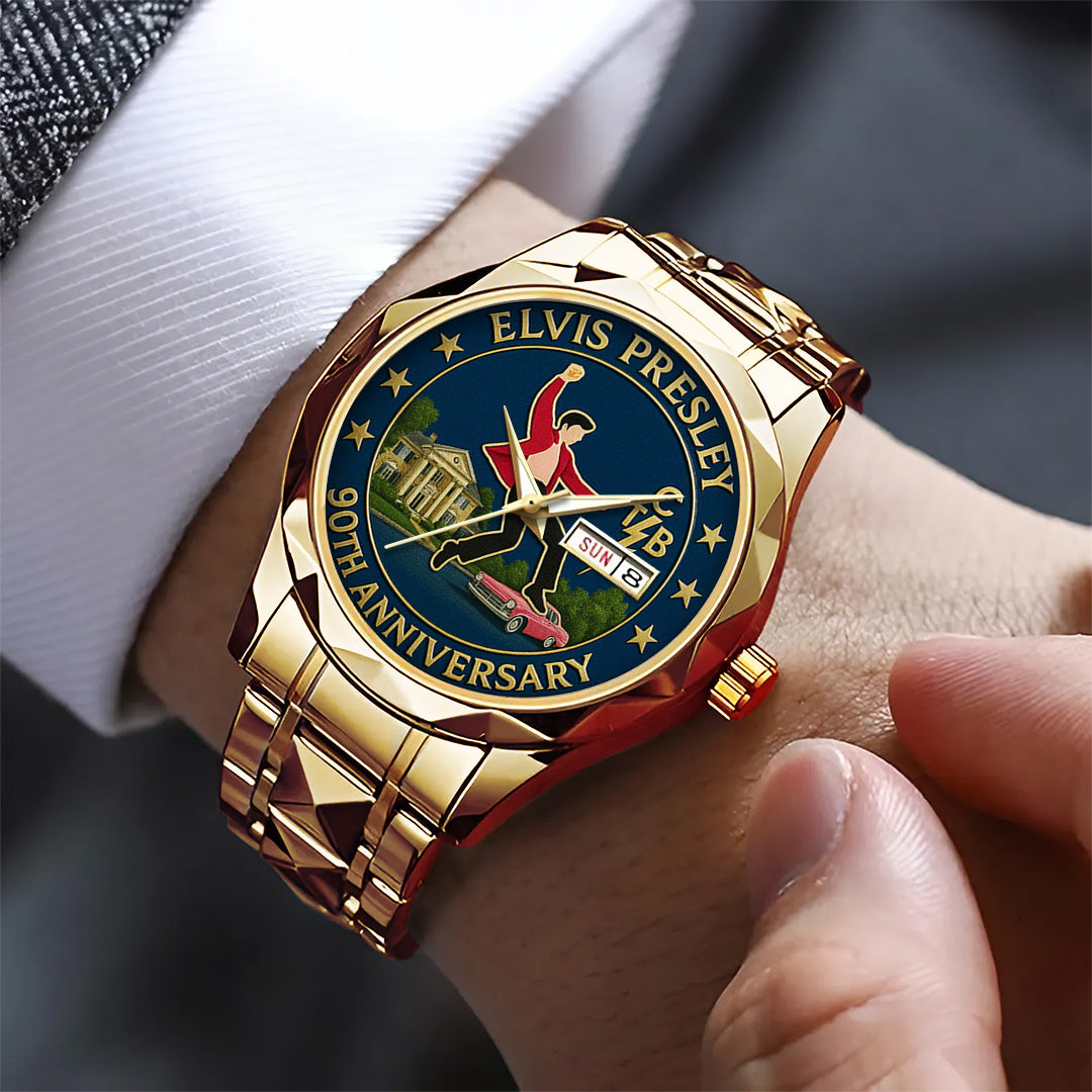 Elvis Presley Alloy Luxury Quartz Watch – TANTN15431