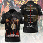 Megadeth 43 Years 3D Apparel – TANTN15454