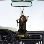 Ozzy Osbourne Custom shape 2-sided Acrylic Car Ornament – TANTN15496