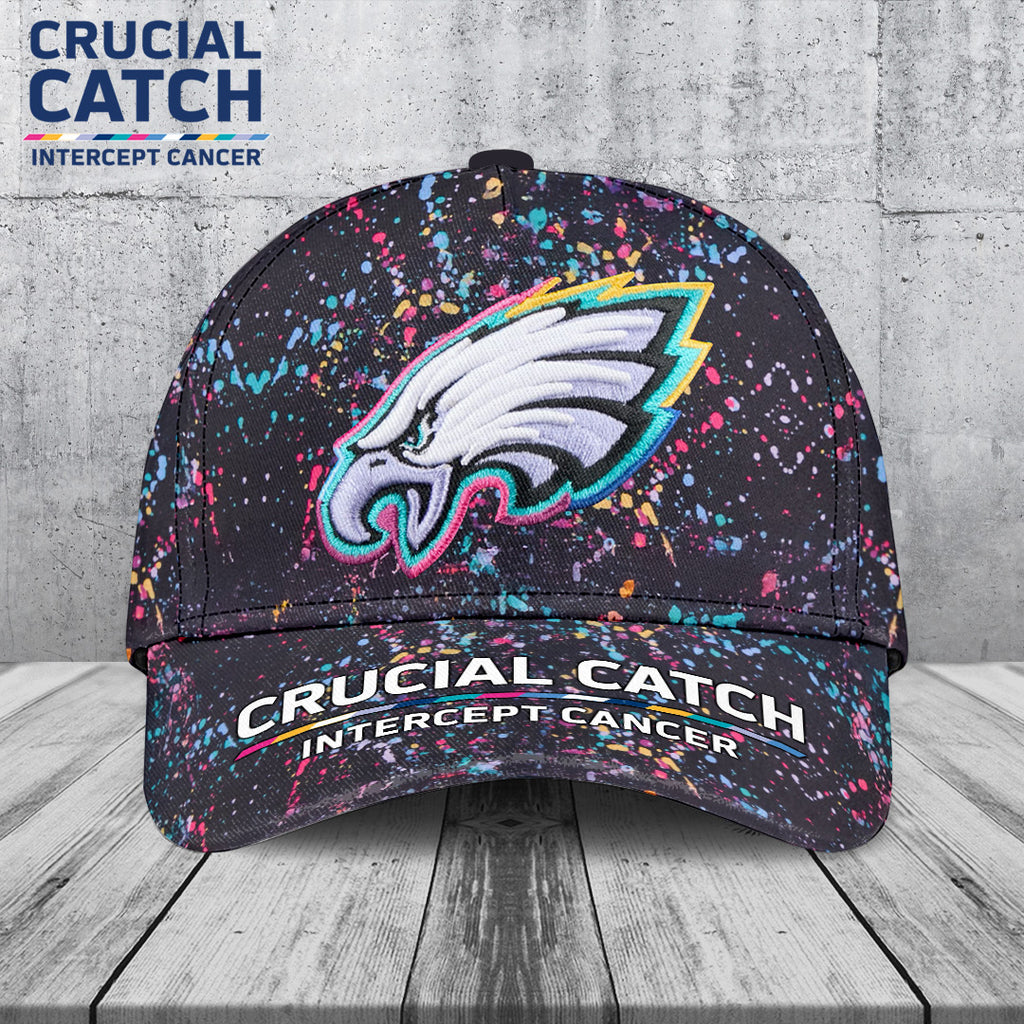 Philadelphia Eagles Crucial Catch 2025 Classic Cap – TANTN15507