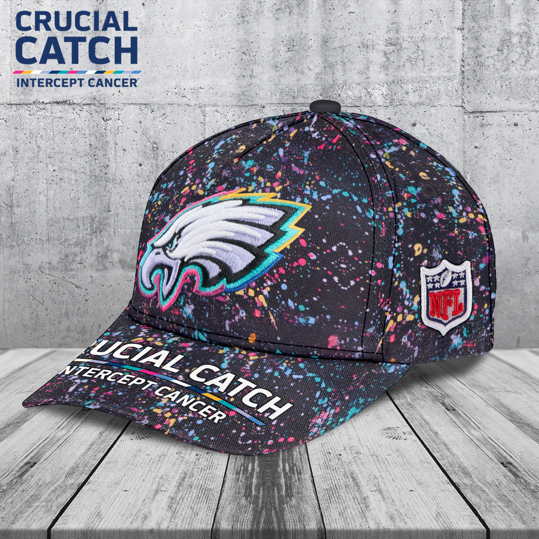 Philadelphia Eagles Crucial Catch 2025 Classic Cap – TANTN15507