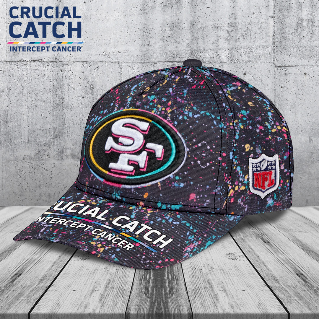 San Francisco 49ers Crucial Catch 2025 Classic Cap – TANTN15509