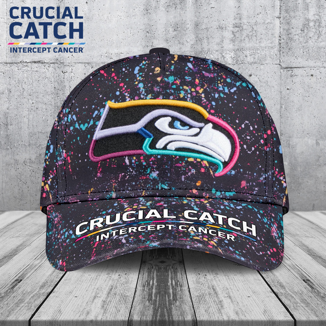 Seattle Seahawks Crucial Catch 2025 Classic Cap – TANTN15527