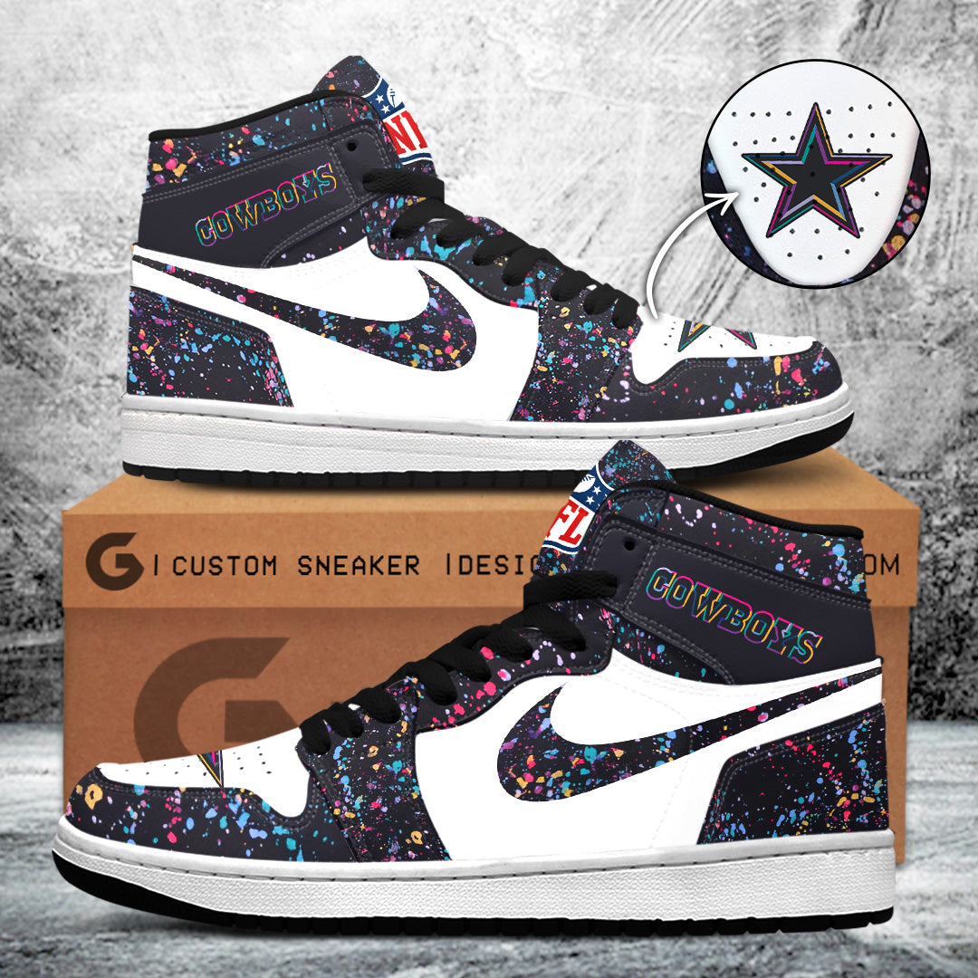 Dallas Cowboys Crucial Catch 2025 AJ1 Sneaker – TANTN15723