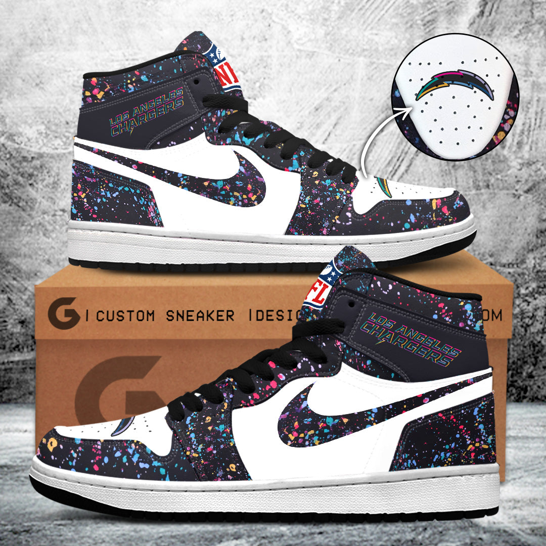 Los Angeles Chargers Crucial Catch 2025 AJ1 Sneaker – TANTN15725
