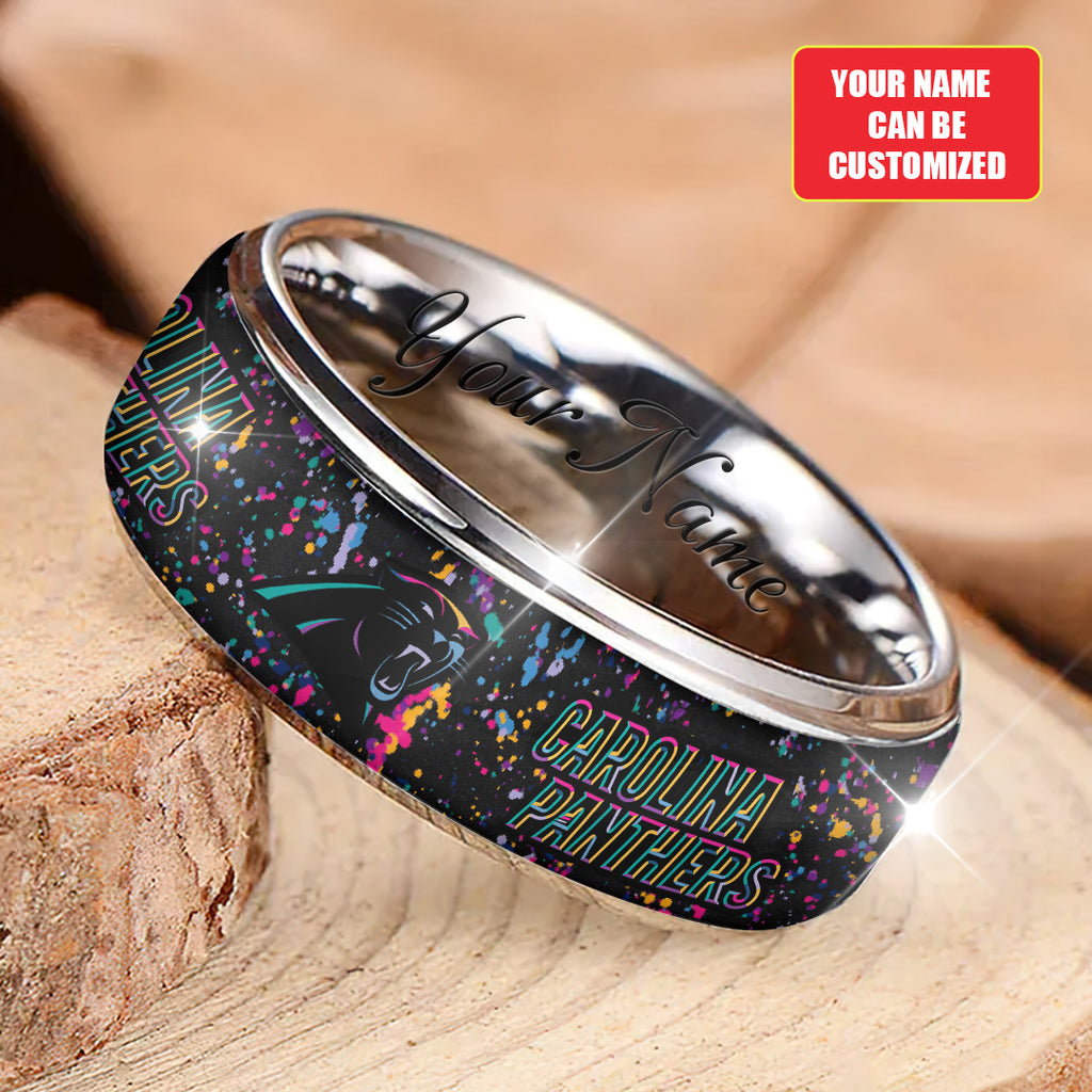 Personalized Carolina Panthers Crucial Catch 2025 Custom Alloy Ring – TANTN15812