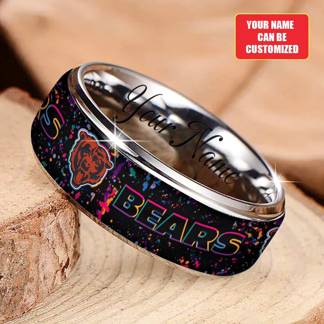 Personalized Chicago Bears Crucial Catch 2025 Custom Alloy Ring – TANTN15815