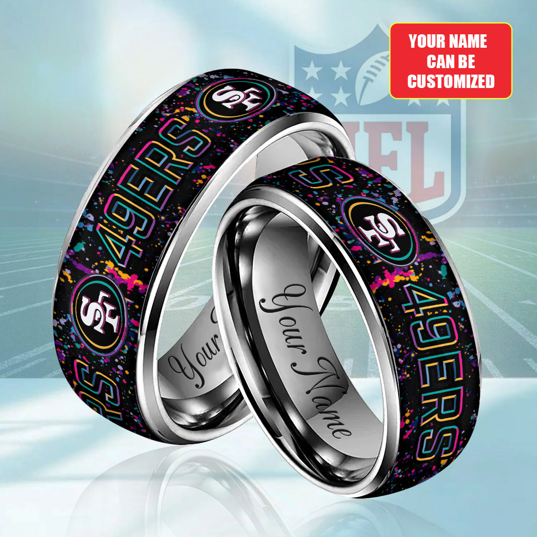 Personalized San Francisco 49ers Crucial Catch 2025 Custom Alloy Ring – TANTN15836