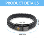 Minnesota Vikings Crucial Catch 2025 Braided Leather Bracelet – TANTN15927