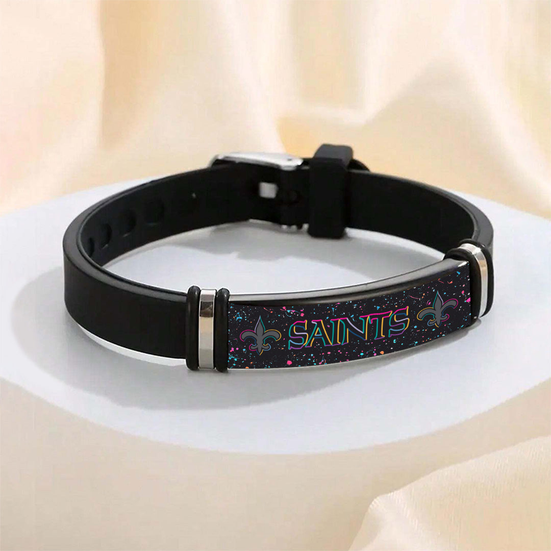 New Orleans Saints Crucial Catch 2025 Photo Bracelet – TANTN15959