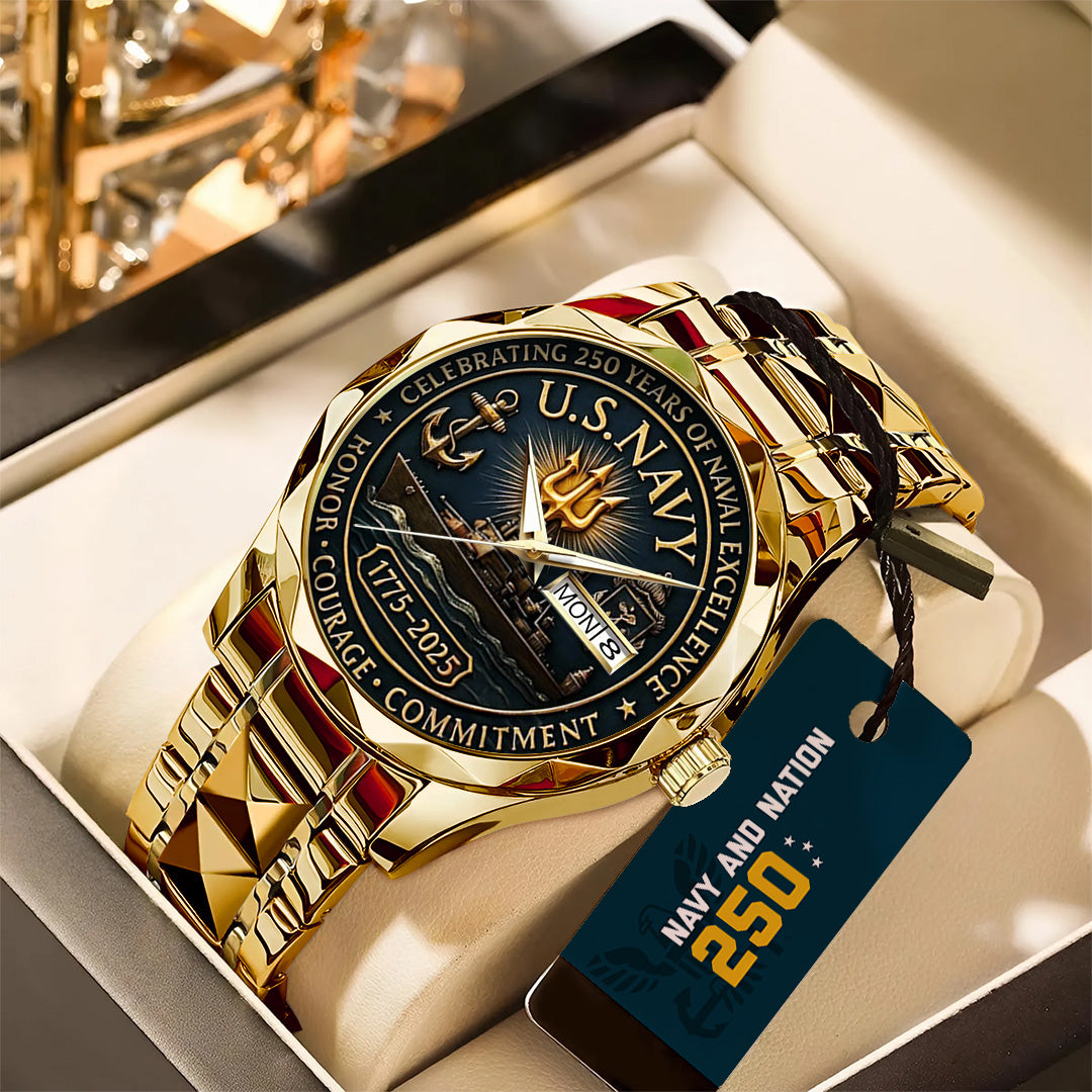 US Navy Alloy Luxury Quartz Watch – TANTN15983