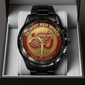 Detroit Red Wings 100th Anniversary 2026 Black Stainless Steel Watch – TANTN16093