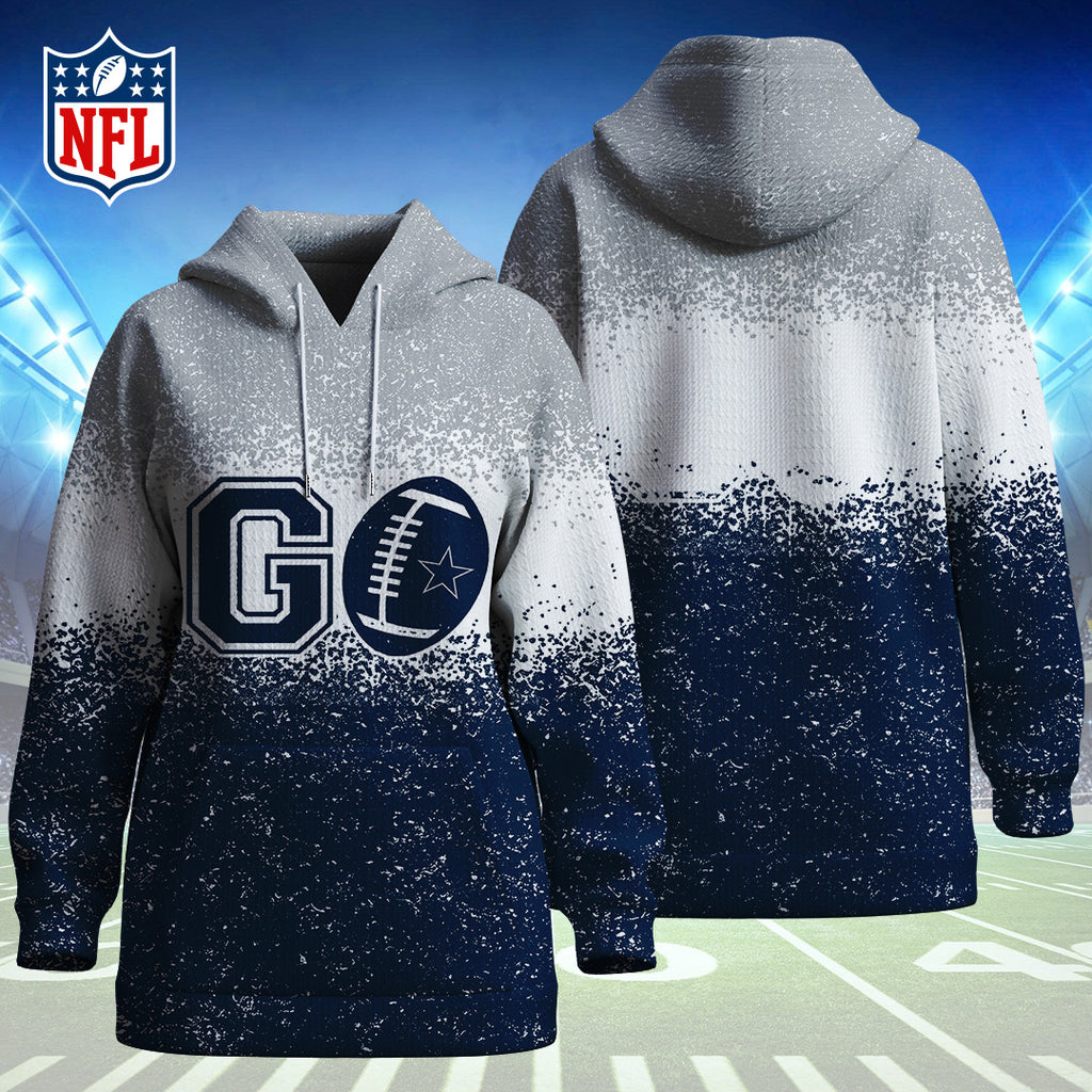 Dallas Cowboys 3D Diagonal Jacquard Hoodie – TANTN16271