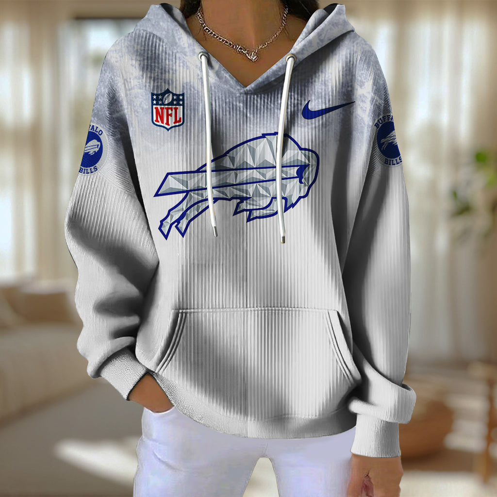 Buffalo Bills 3D Diagonal Jacquard Hoodie – TANTN16273