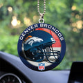 Denver Broncos Custom Shape 2-sided Acrylic Car Ornament – TANTN16290