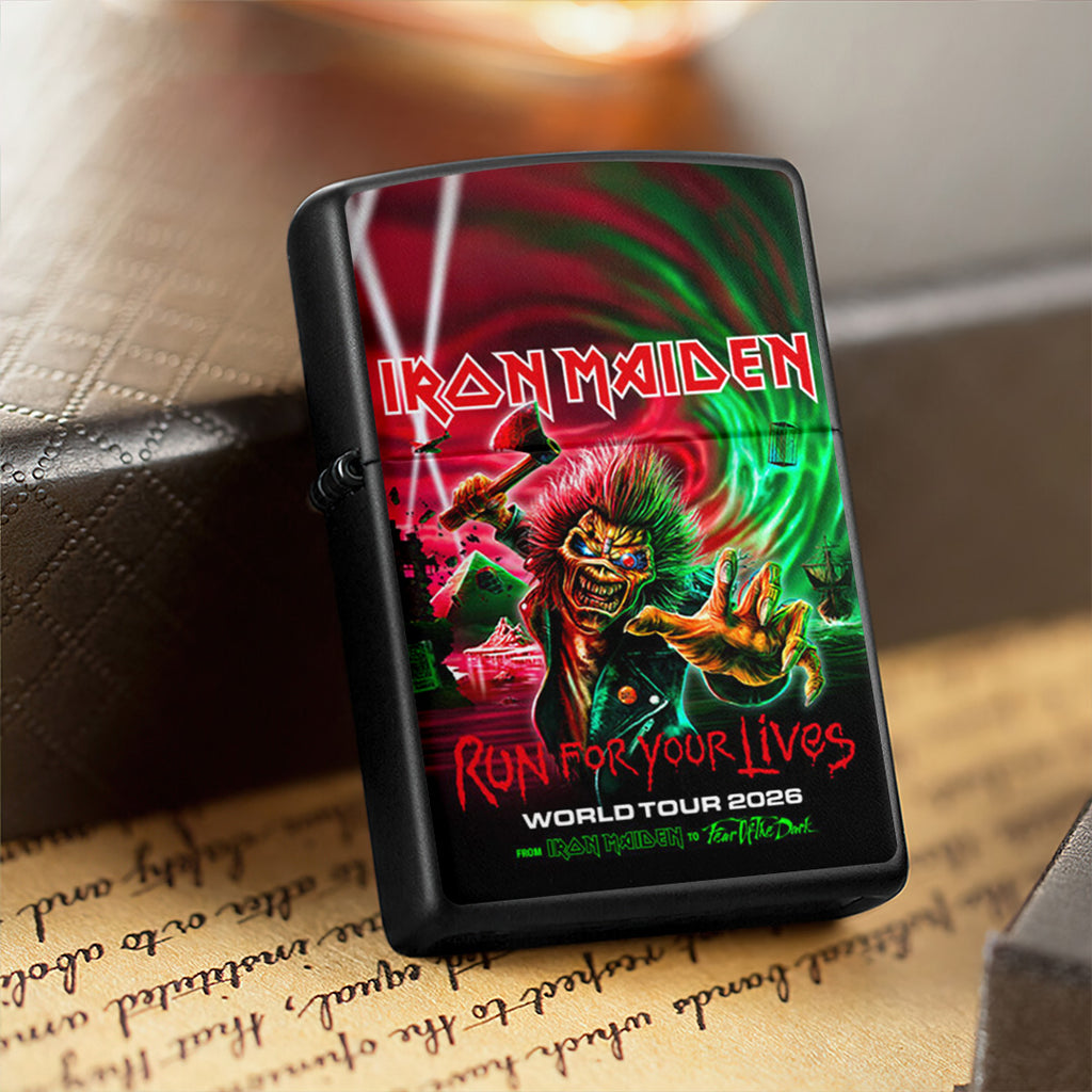 Iron Maiden Tour 2026 Zippo Lighter Case (No Insert) – TANTN16495