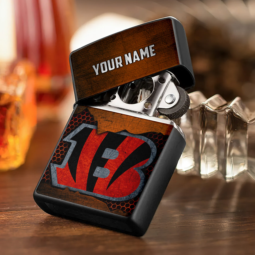 Personalized Cincinnati Bengals Zippo Lighter Case (No Insert) – TANTN16520
