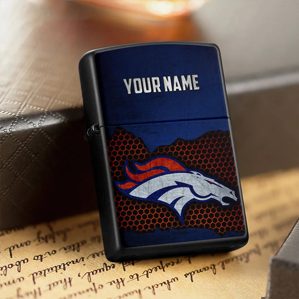 Personalized Denver Broncos Zippo Lighter Case (No Insert) – TANTN16523