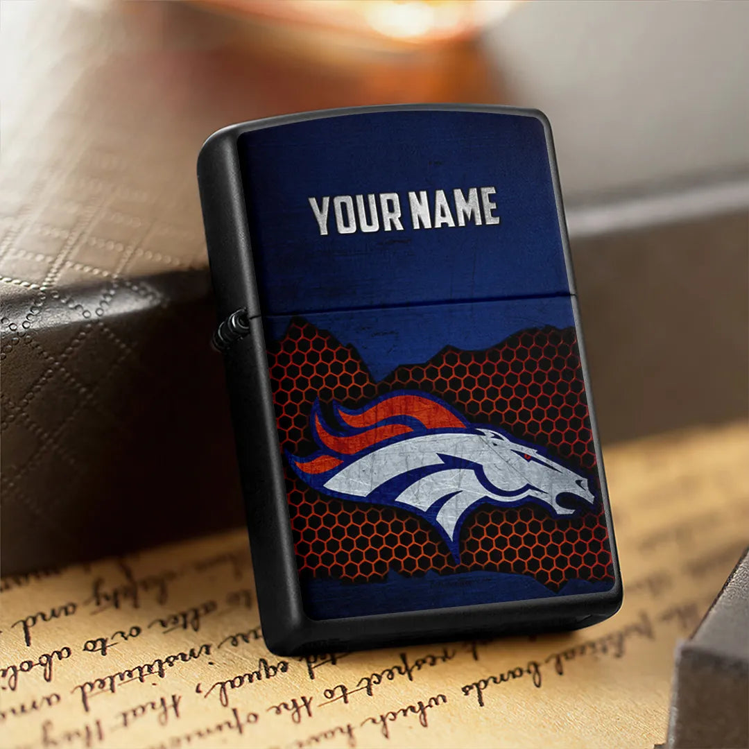 Personalized Denver Broncos Zippo Lighter Case (No Insert) – TANTN16523