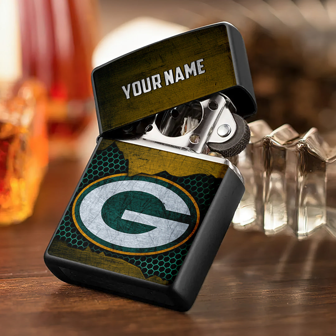 Personalized Green Bay Packers Zippo Lighter Case (No Insert) – TANTN16525