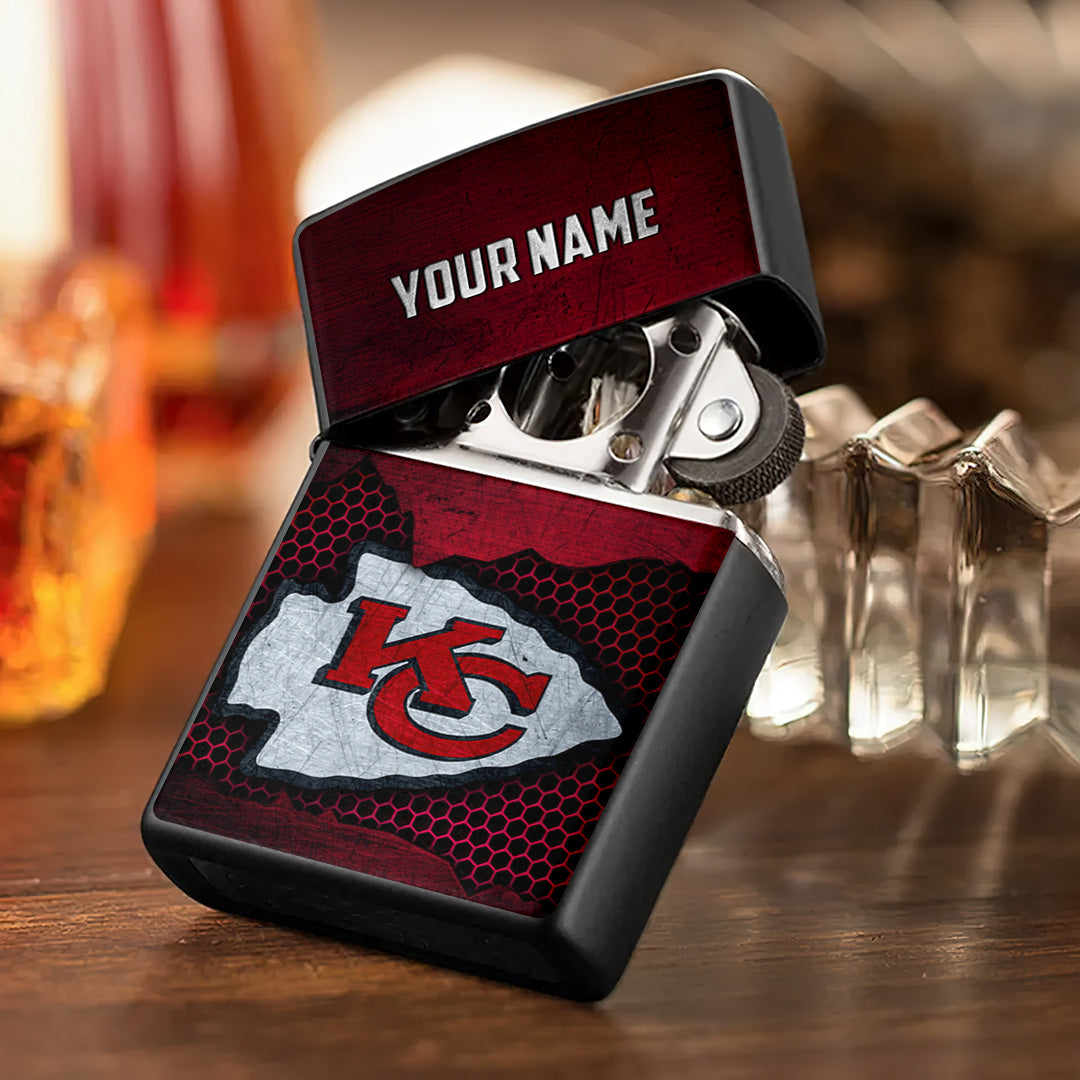 Personalized Kansas City Chiefs Zippo Lighter Case (No Insert) – TANTN16529