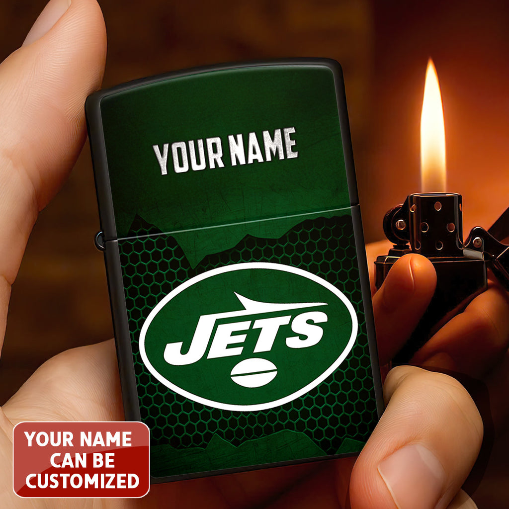 Personalized New York Jets Zippo Lighter Case (No Insert) – TANTN16538