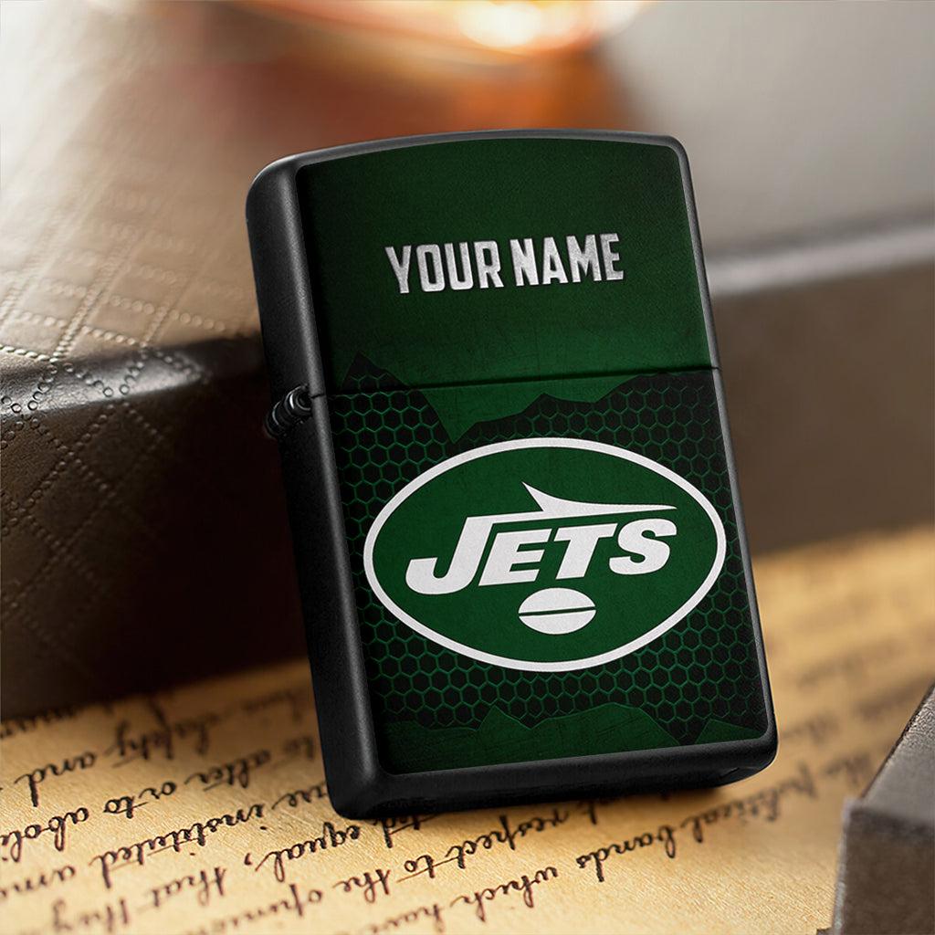 Personalized New York Jets Zippo Lighter Case (No Insert) – TANTN16538