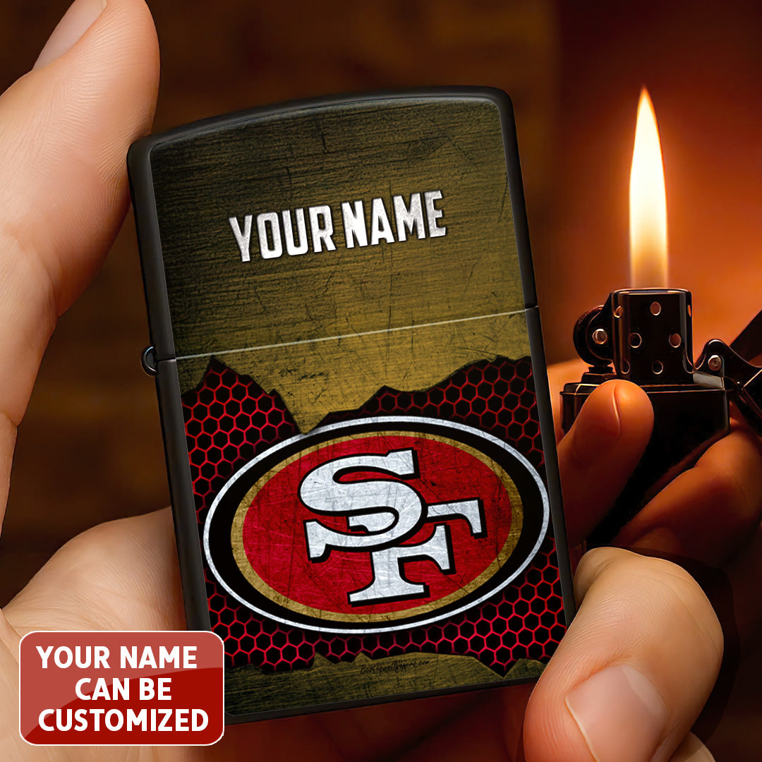 Personalized San Francisco 49ers Zippo Lighter Case (No Insert) – TANTN16541