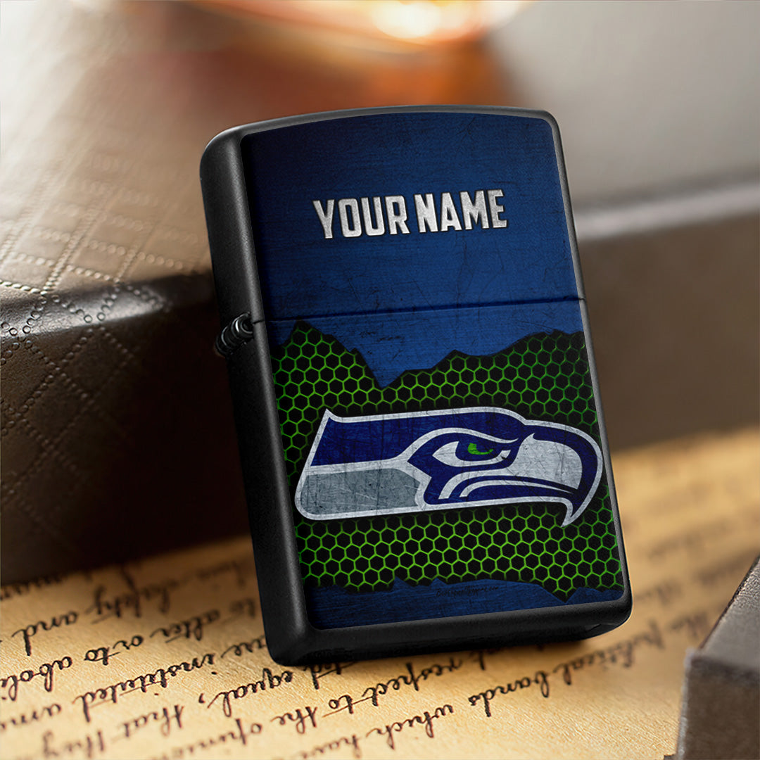 Personalized Seattle Seahawks Zippo Lighter Case (No Insert) – TANTN16542