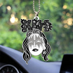 4PCS KISS Custom Shape 2-Side Printed Acrylic Car Ornament – TANTN17014