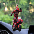 Ducati Lenovo Team x Marc Márquez Custom Shape 2-sided Acrylic Car Ornament – TANTN17209