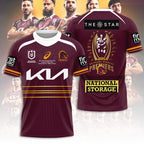 Brisbane Broncos 2025 Premiership 3D Apparel – TANTN17293