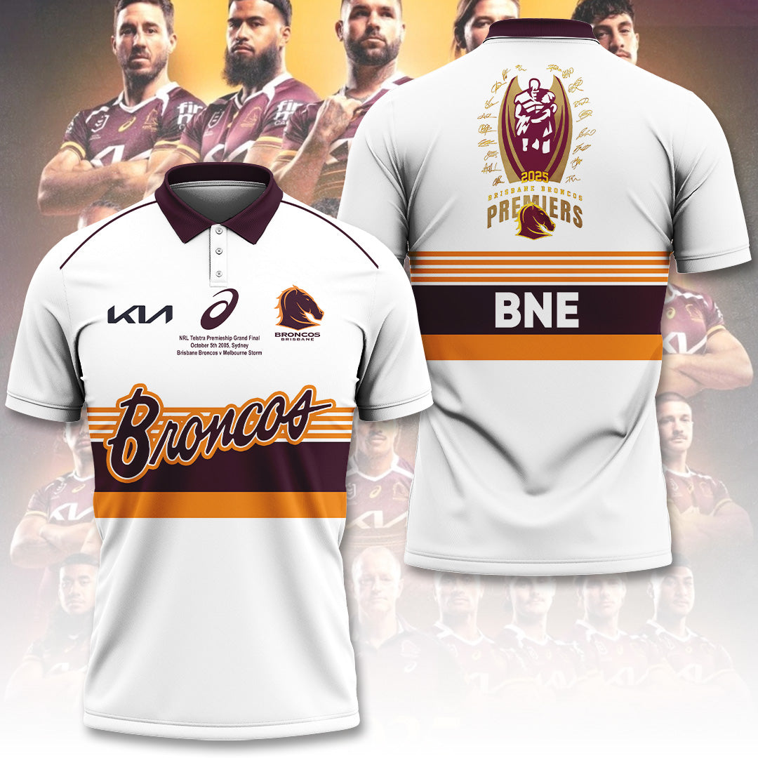 Brisbane Broncos 2025 Premiership 3D Apparel – TANTN17294