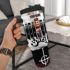 Personalized Ghost Band 40oz Tumbler – TANTN17564