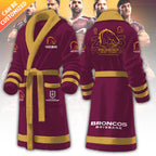 Personalized Brisbane Broncos Premiers 2025 3D Bathrobe – TANTN17380