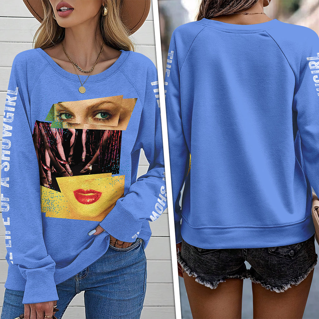 Taylor Swift Round Neck Raglan Sleeve Sweatshirt – TANTN17456