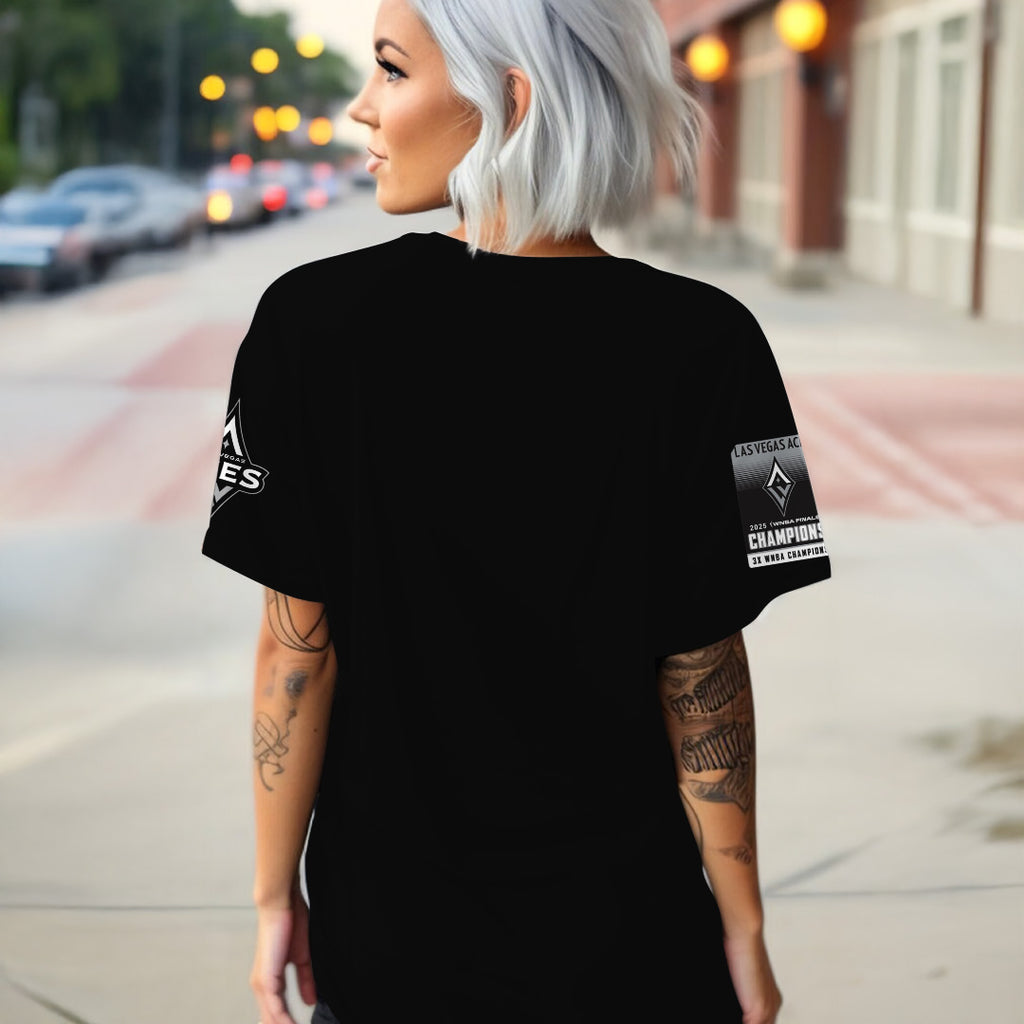 Las Vegas Aces 2025 WNBA Finals Champions 3D Apparel – TANTN17472
