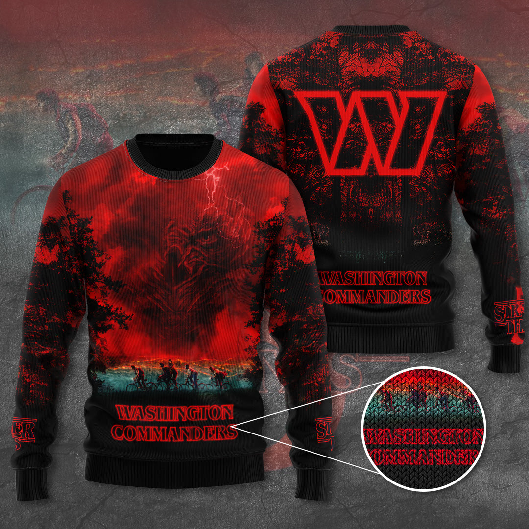 Washington Commanders x Stranger Things Ugly Sweater – TANTN17530