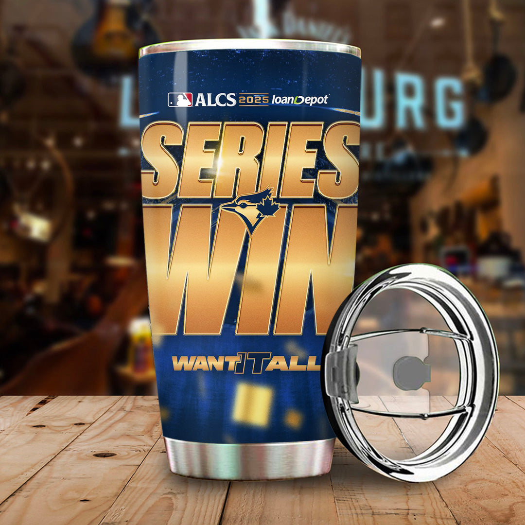 Toronto Blue Jays 2025 American League Champions Tumbler Cup – TANTN17667