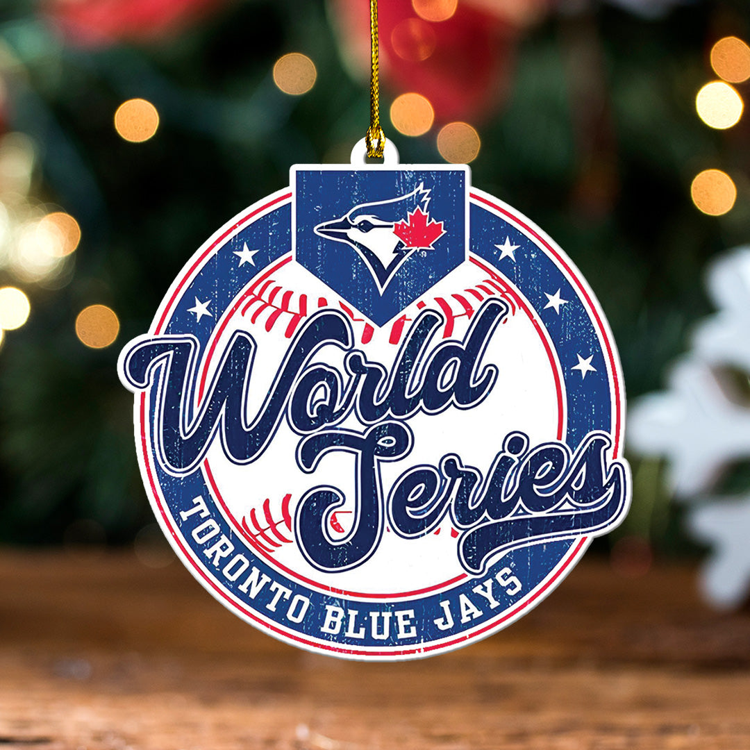 Toronto Blue Jays World Series 2025 Custom Shape 2-sided Acrylic Ornament – TANTN17790