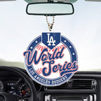 Los Angeles Dodgers 2025 World Series Custom shape 2-sided Acrylic Car Ornament – TANTN17799