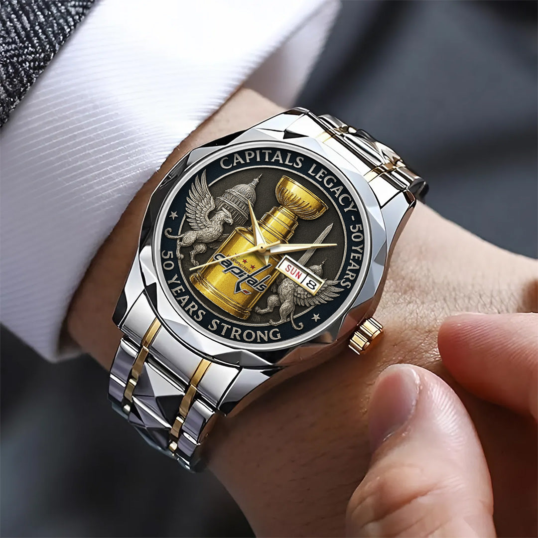 Washington Capitals 50 Years Alloy Luxury Quartz Watch – TANTN17826