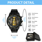 Washington Capitals 50 Years Black Stainless Steel Watch – TANTN17828