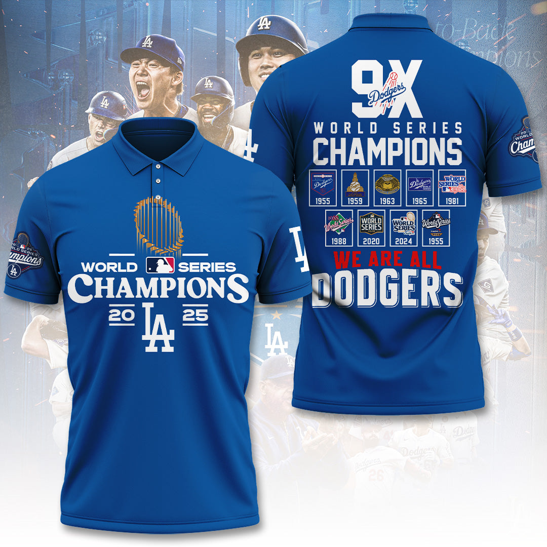 Los Angeles Dodgers World Series 2025 3D Apparel – TANTN18138
