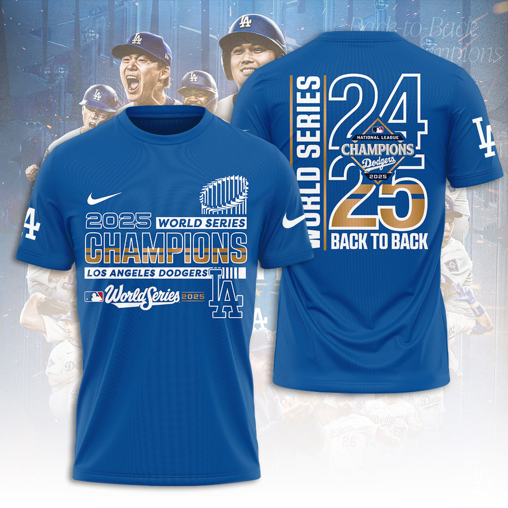 Los Angeles Dodgers World Series 2025 3D Apparel – TANTN18202