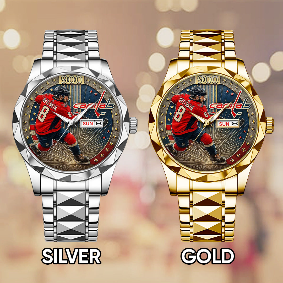 Alex Ovechkin x Washington Capitals Alloy Luxury Quartz Watch – TANTN18400