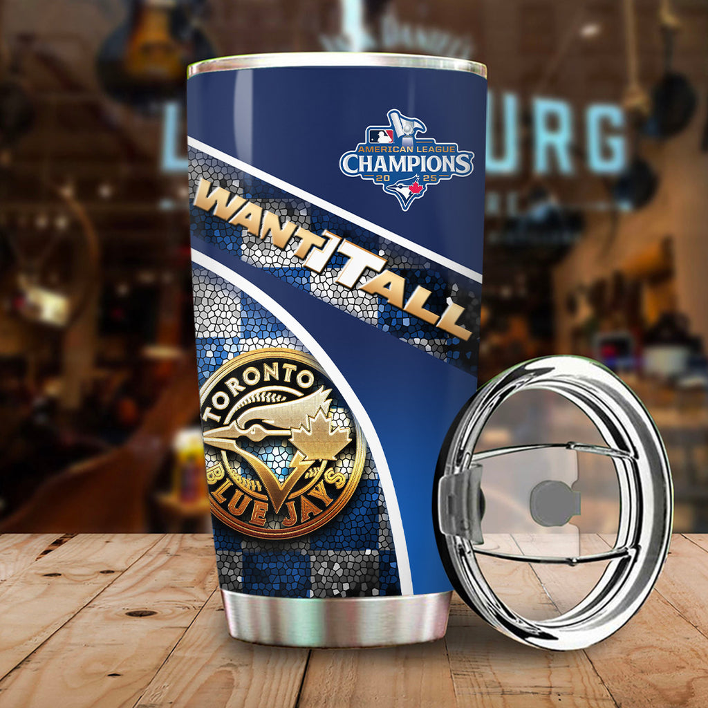 Toronto Blue Jays WinCraft 2025 American League Champions Tumbler Cup – TANTN18661